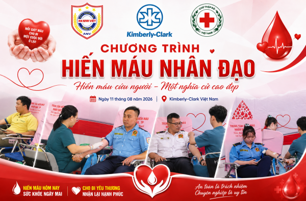 Công ty KIMBERLY-CLARK & AN NINH VIỆT – Chung một tấm lòng.